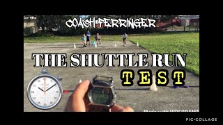 Shuttle run test