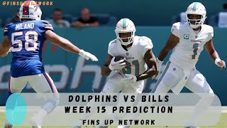 Miami Dolphins vs. Buffalo Bills Prediction!