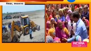 Bhavnagar: people of Methana Village self started construction of Water Protection Wall-ZEE 24 KALAK