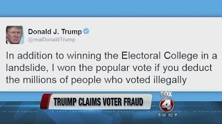 Trump claims voter fraud