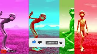 Super alien dance VS BLUE FUNNY ALIEN VS Green dance VS RED dame tu Cosita