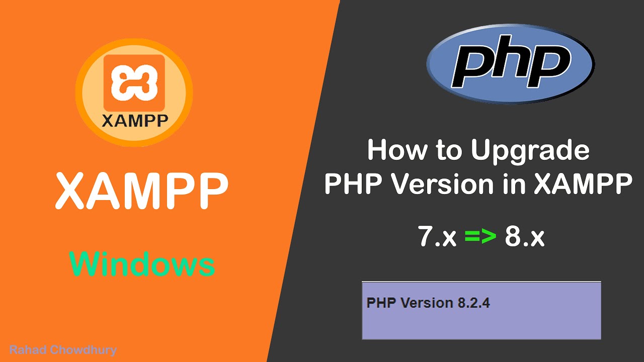 How To Upgrade PHP Version In XAMPP - YouTube