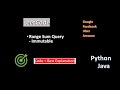 Range Sum Query  - Immutable   | Leetcode | code + Explanation | Python