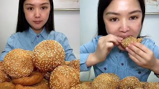 asmr Chinese ball eating video | mukbang sounds #asmr #eating #food