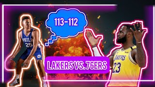 Los Angeles Lakers vs. Philadelphia 76ers | full game highlights | basketball highlights | Jan 16,23