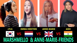 Marshmello & Anne-Marie - FRIENDS | battle by - J.Fla, Emma Heesters, Anne-Marie, Aish | #FRINDS