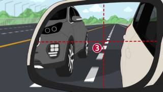 How to use side mirrors when changing lanes