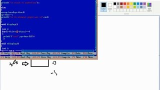 STACK USING STRUCTURE POINTER VARIABLE