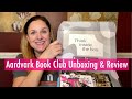 Aardvark Book Club Book Review and Unboxing - November Book Subscription Box