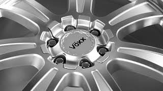 Turin Wheel by Vöxx | Silver Mirror Machined Face and Lip