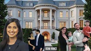 Second Lady USHA VANCE Bio, 3 Children, J.D. Vance Marriage, Net Worth, Opulent Lifestyle😍💘#fyp