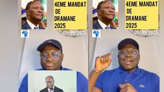 🔴 URGENT URGENT ‼️👉🏿🇨🇮 ENFIN DRAMANE SE PRONONCE SUR SON 4eme MANDAT…