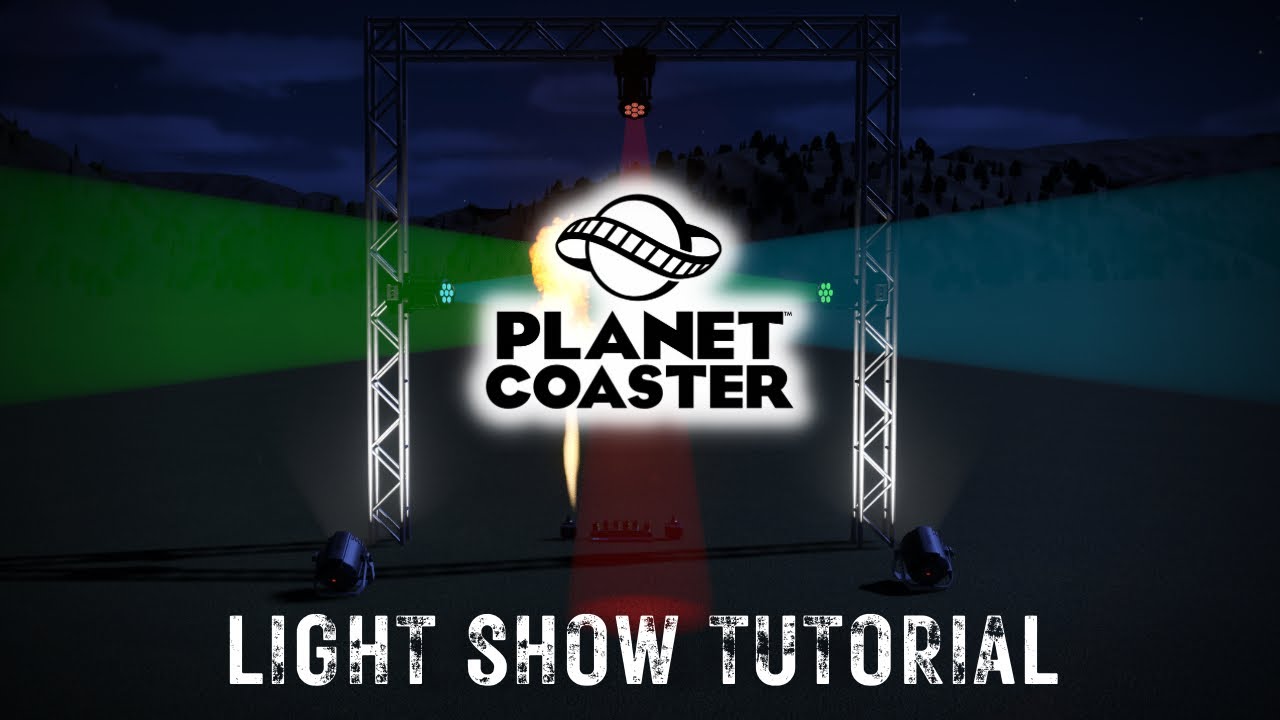 Planet Coaster Light Show Tutorial - Planet Coaster - YouTube