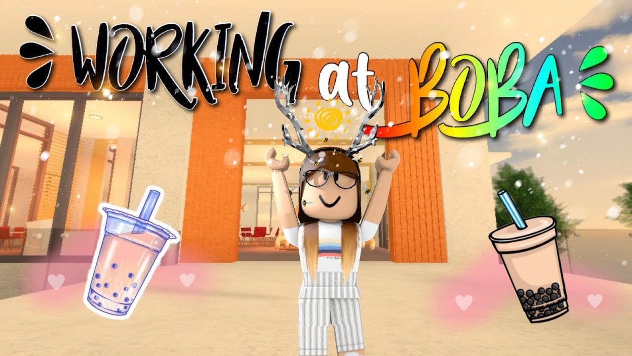 A Day In My Life Working In Boba Cafe | Roblox ♡ - YouTube