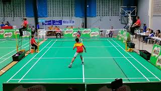 Palarong Pambansa 2023 Gold Medal match between Region 12-SOCCSKSARGEN and Region 3-CLRAA BADMINTON