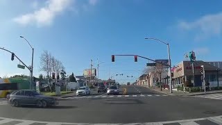 California thief smashes car window and tries to steal bag at red light