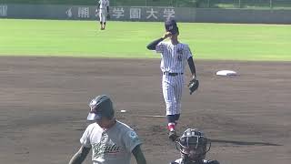 2019秋季熊本県大会決勝　国府VS城北 永谷くんピッチング