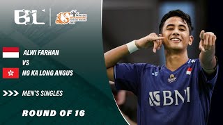 R16-MS | Alwi Farhan (ina) vs NG Ka Long Angus (hkg) | Thailand Masters 2025