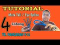 Tutorial mata tali / eye splice 4 cabang