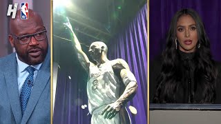 Shaq & Inside the NBA crew reacts to Kobe Bryant Statue Unveiling in Los Angeles