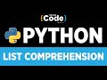 Advanced Python Programming | List Comprehension In Python | Python Programming | Simplilearn