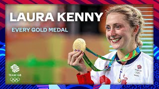 Laura Kenny - Every Gold Medal Win At The Olympics 🥇 | Team GB