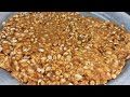 కరకరలాడే పల్లి పట్టి palli chikki recipe in telugu pnv telugu channel