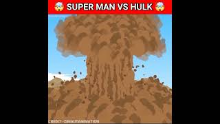 HALK FIGHT 🤯 WITH  SUPERMAN PART 06 || zimautanimation #shorts