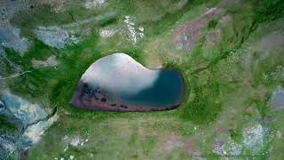 Drakolimni (Dragon-Lake) of Smolikas Greece View from above | Flypath