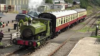 Andrew Barclay No. 1 'Rosyth' approaching Furnace Sidings - PBR - 31/08/20