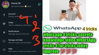 (4.)Tricks, whatsapp status video
