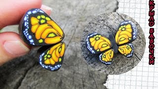 Кейн крыло бабочки из полимерной глины / Polymer clay butterfly tutorial