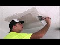 How To Repair WATER DAMAGED DRYWALL CEILING- Step by Step
