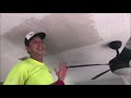 How To Repair WATER DAMAGED DRYWALL CEILING- Step by Step