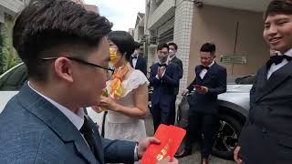 迎娶結婚禮車隊 - 新郎發紅包