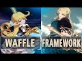 GBVSR:🔥Waffle (Charlotta) Vs Framework (Katalina)🔥| High Level Gameplay.