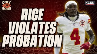 Chiefs WR Rashee Rice Gets 30 Days in Jail For Probation Violation