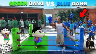 Franklin Blue Gang VS Shinchan Green Gang Boxing Match In GTA 5 TAMIL