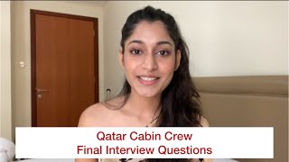 Qatar Cabin Crew Final Interview Questions 📍