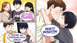 [Manga Dub] My friend who is popular with girl's was actually into me!?!  [RomCom]