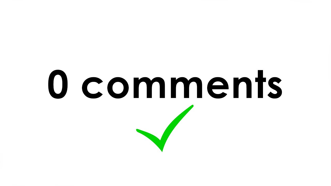 This Video Has 0 Comments Youtube