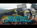 Bus Telolet Diserbu Warga Sepanjang Perjalanan.