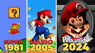 The Evolution Of Super Mario GAMES From 1981 - 2024 w/ Facts