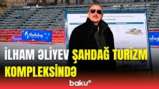 Prezident “Lakeside” hotelində aparılmış işlərlə və “Xizək klubu” binasının tikintisi ilə tanış oldu