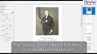 Using Scantailor to Process Images of Pages From a Book