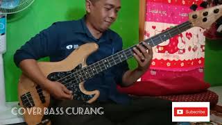 Cover Bass || Curang || Rita Sugiarto menggunakan fill in teknik modes lick DORIAN nada dasar di D