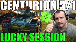 Overrated Centurion 5/1? Watch My Crazy Lucky Session! | World of Tanks
