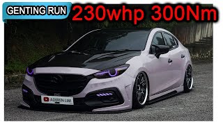 Mazda 3 SWAP 2.5L + VT SuperCharger | Malaysia #POV [Genting Run 冲上云霄] [CC Subtitle]