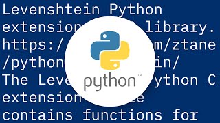 Good Python modules for fuzzy string comparison?