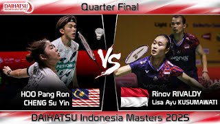 FANTASTIC ! HOO Pang Ron /CHENG Su Yin vs Rinov R /Lisa Ayu K | Indonesia Masters 2025 Badminton